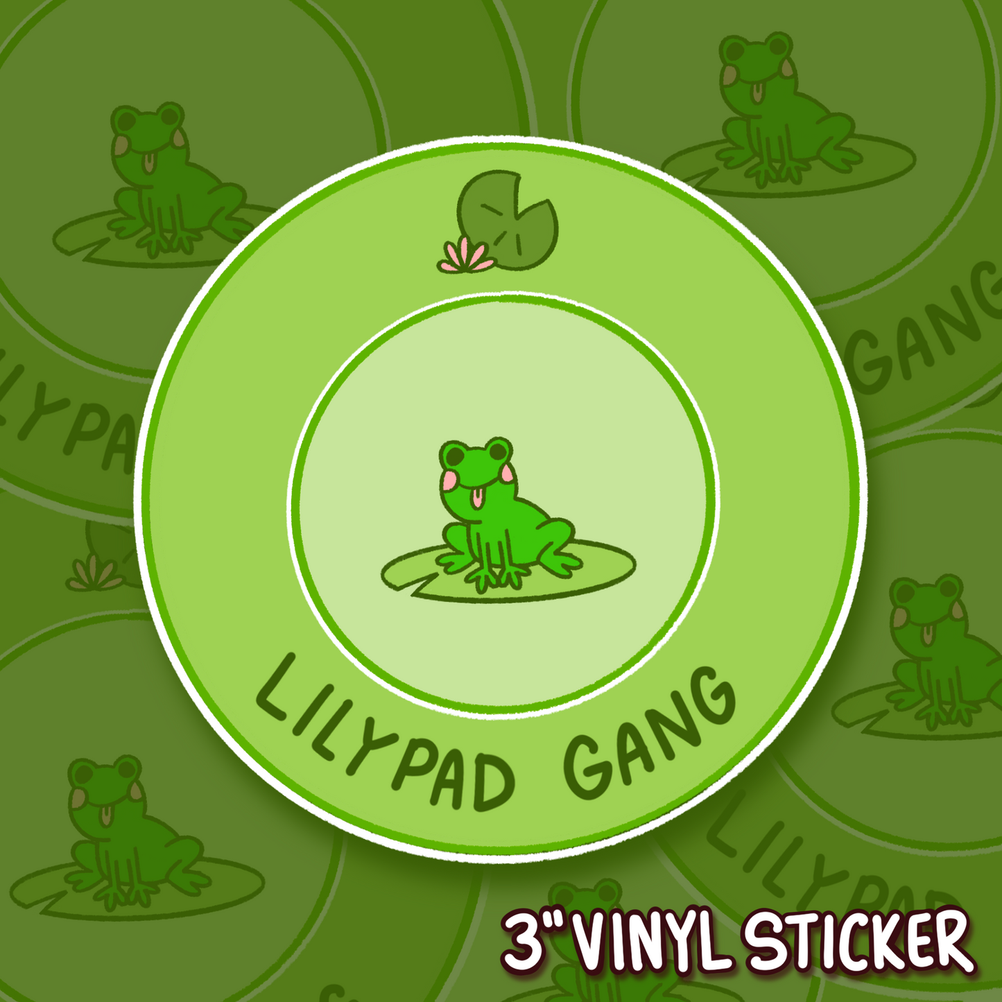 Lilypad Gang Sticker