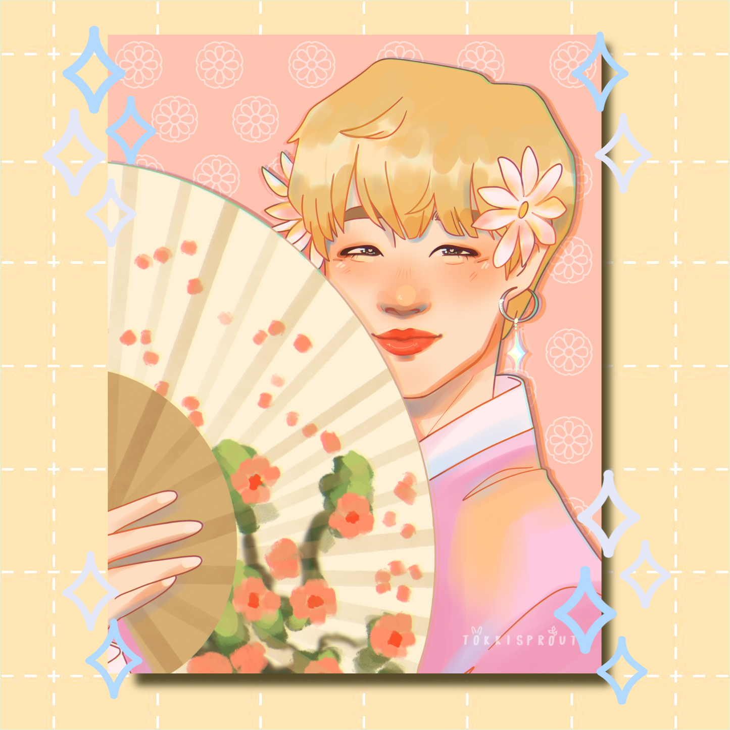 Flower Prince Jimin Print
