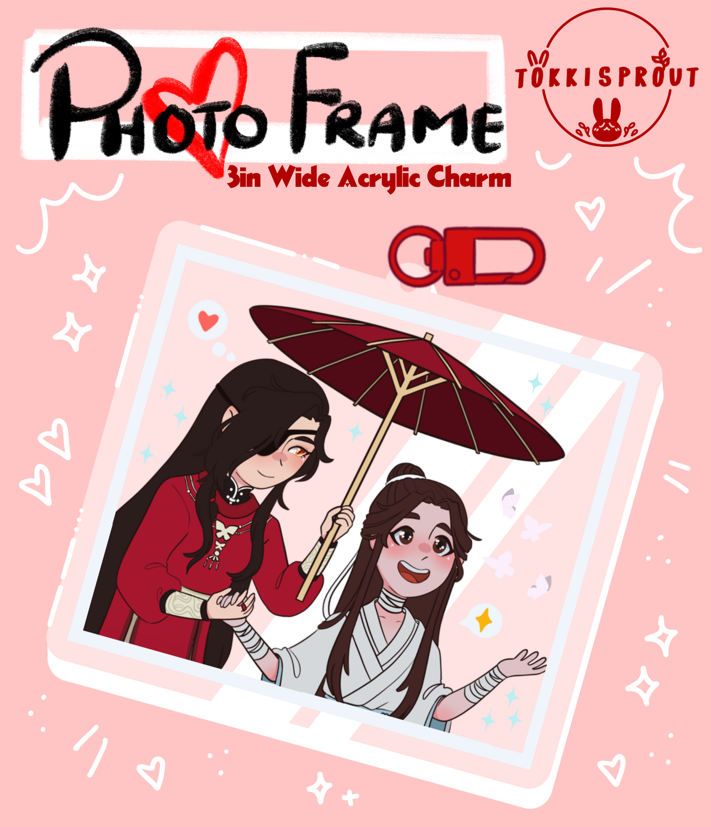 Frame HuaLian Acrylic Charm