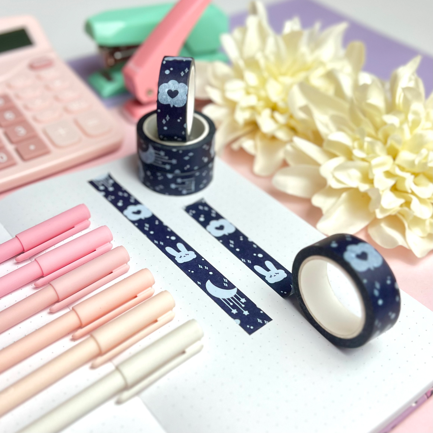 Moon Bunny Washi Tape