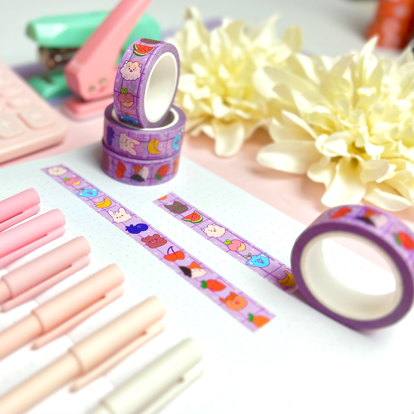 Map of the Fruits Washi Tape