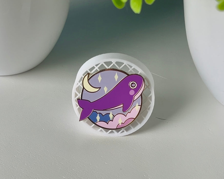 Eternal Whale Enamel Pin