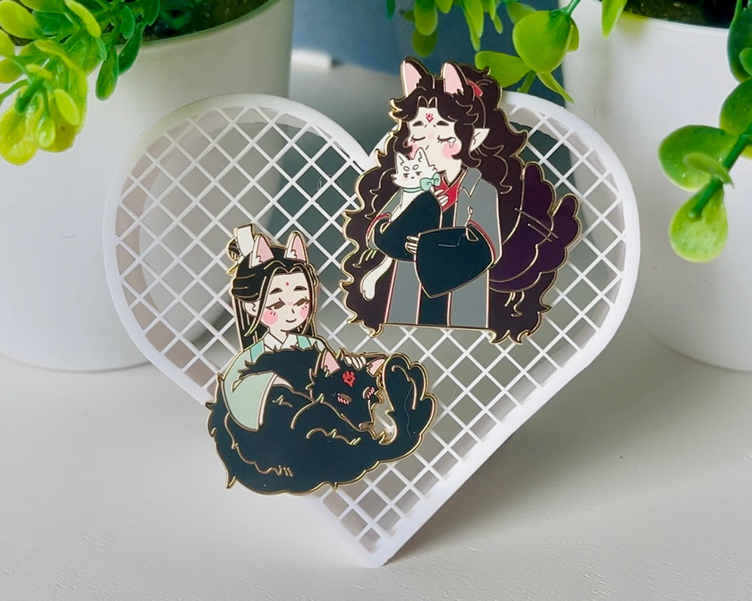 Sticky Bun Enamel Pin Set