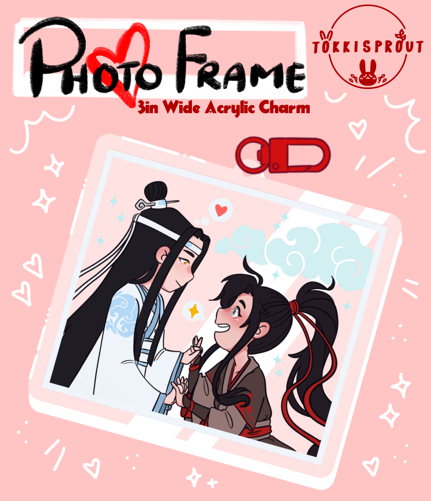 Frame WangXian Acrylic Charm
