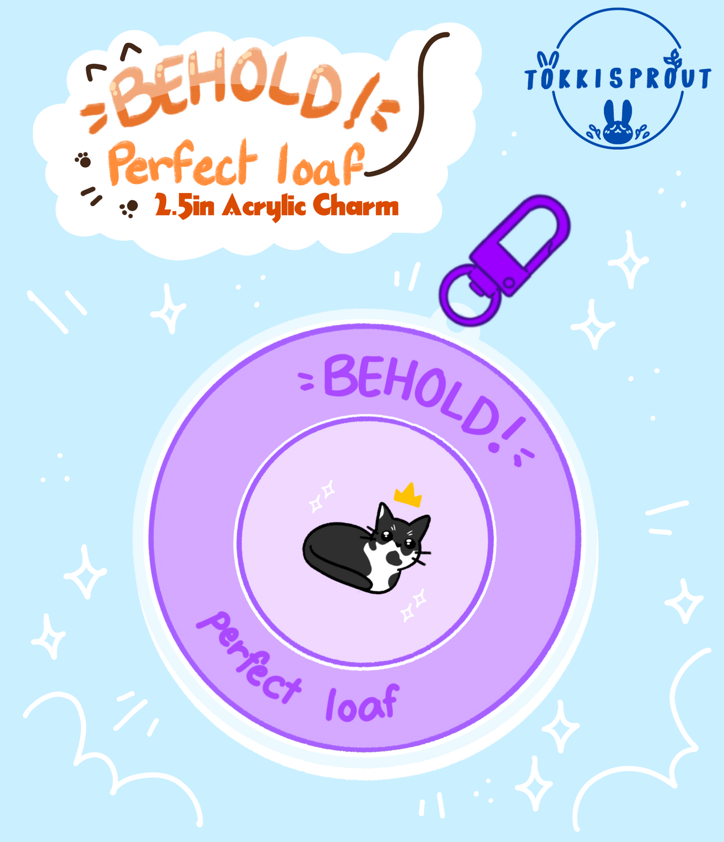 BEHOLD! Perfect Loaf Acrylic Charms