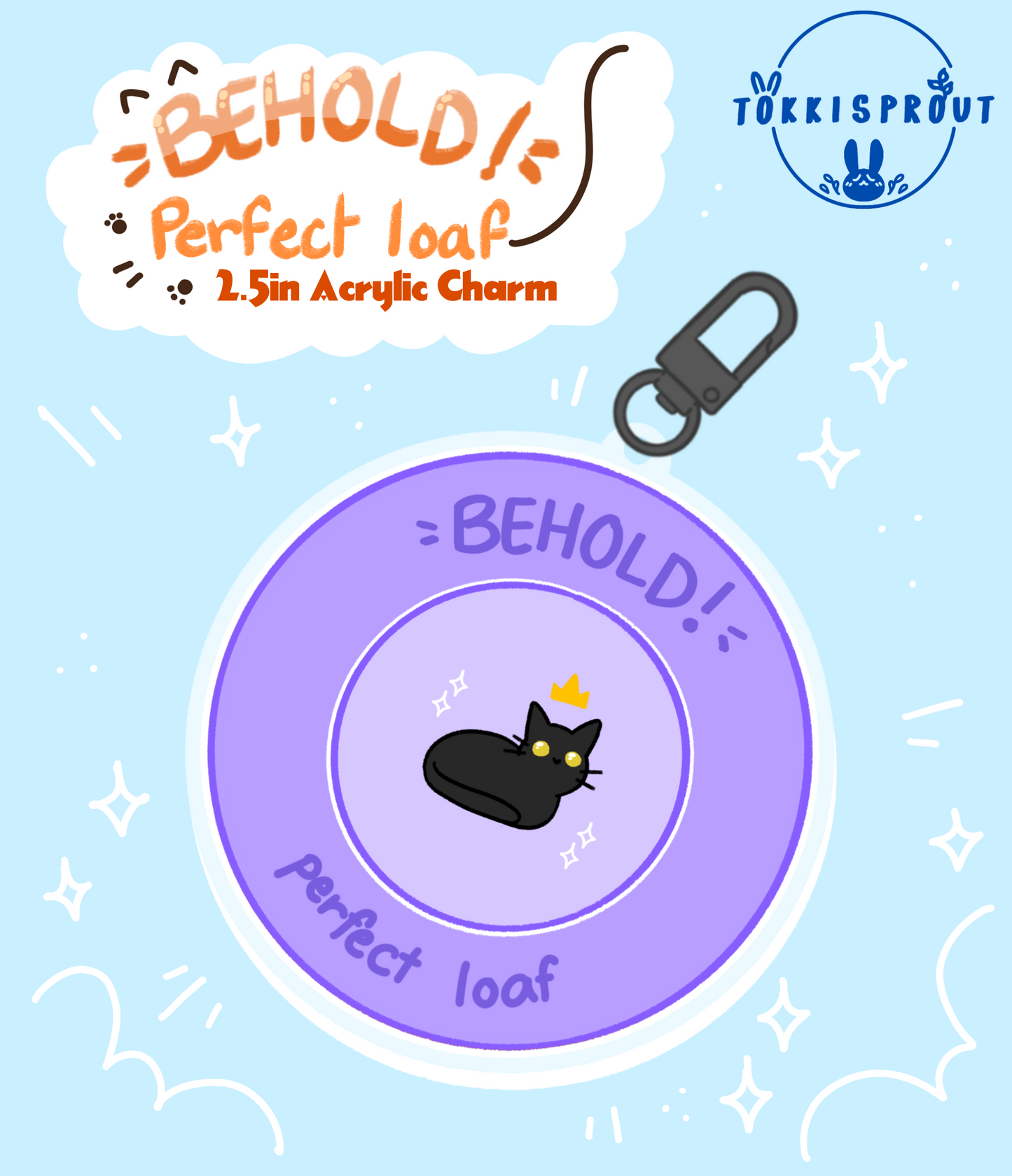BEHOLD! Perfect Loaf Acrylic Charms