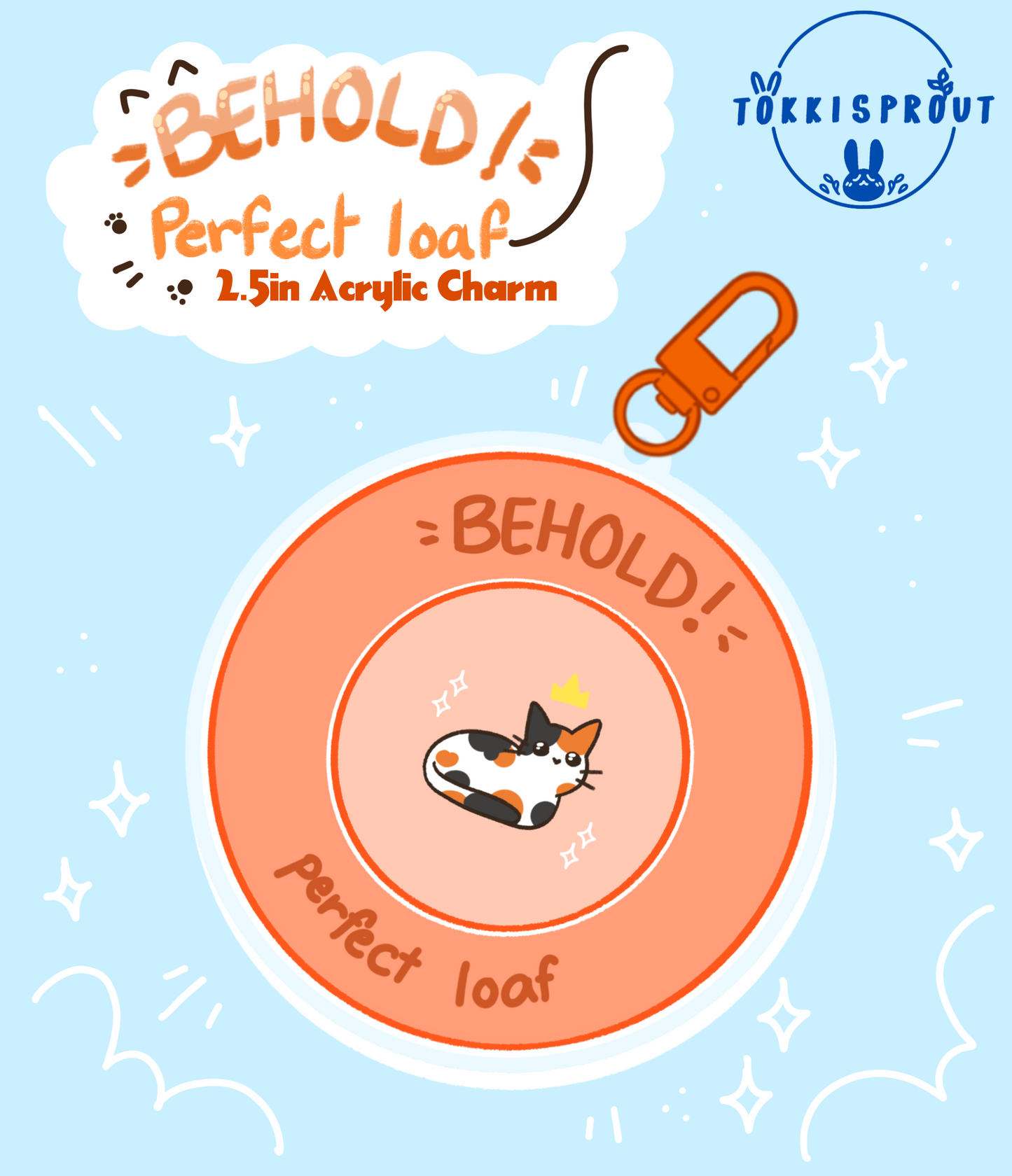 BEHOLD! Perfect Loaf Acrylic Charms