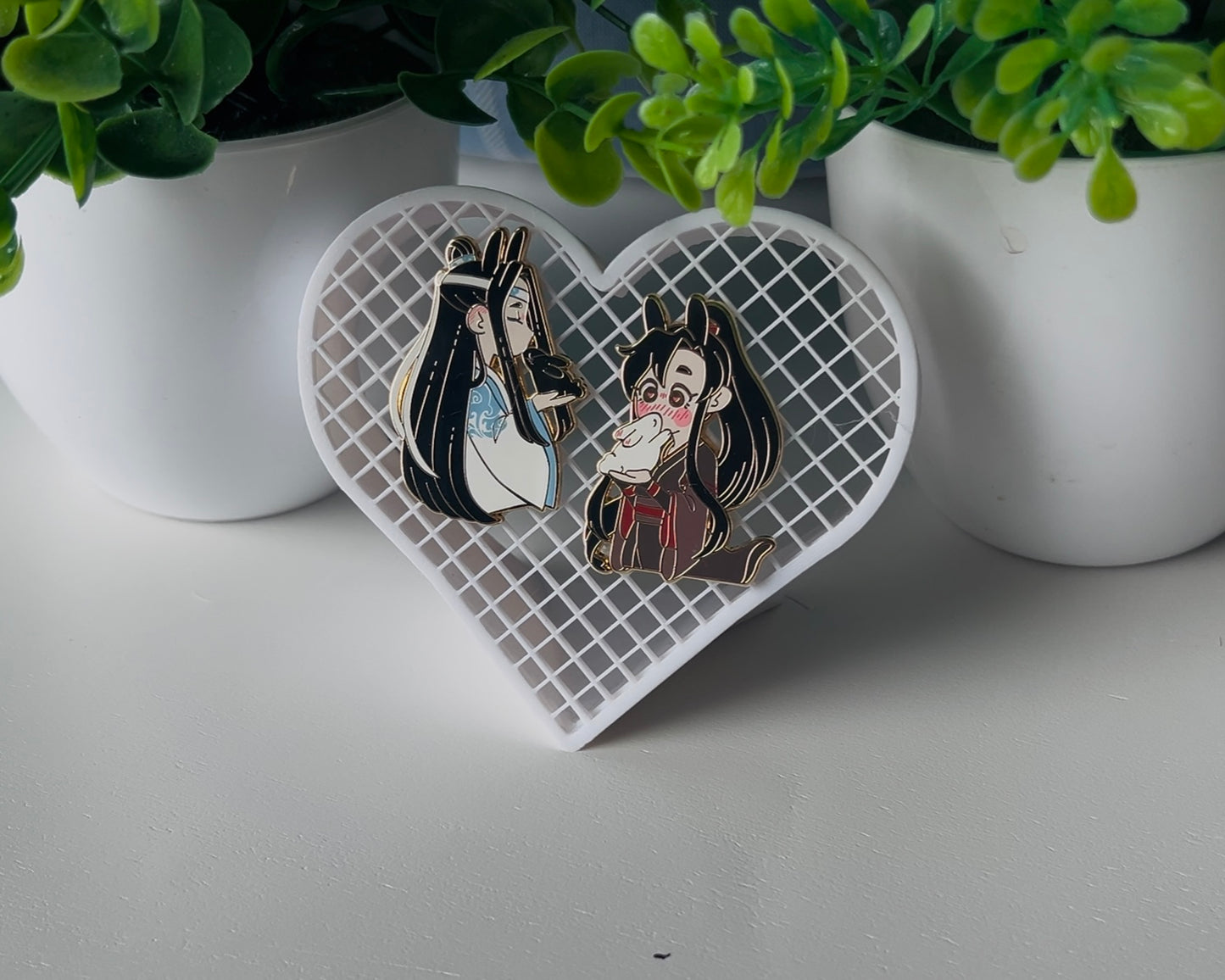 Bunny Kisses Enamel Pin Set