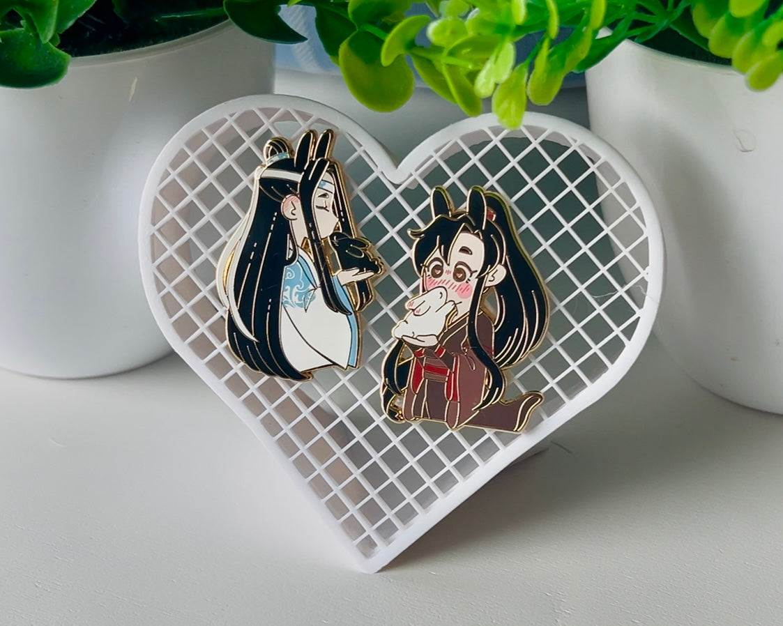 Bunny Kisses Enamel Pin Set