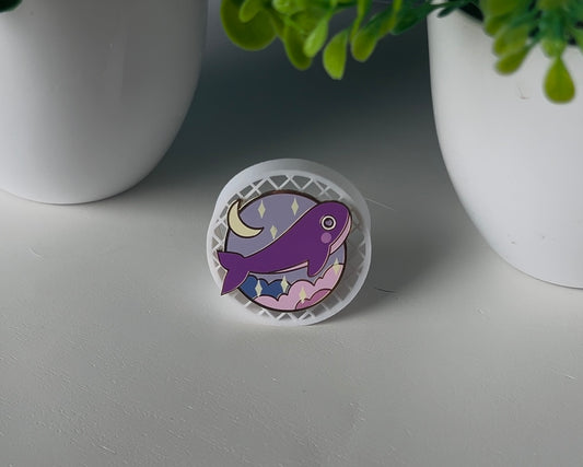 Eternal Whale Enamel Pin