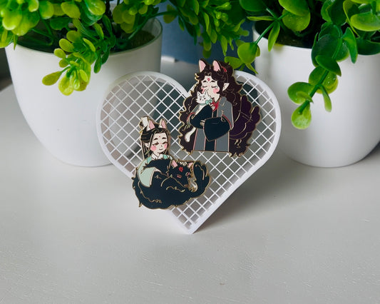 Sticky Bun Enamel Pin Set