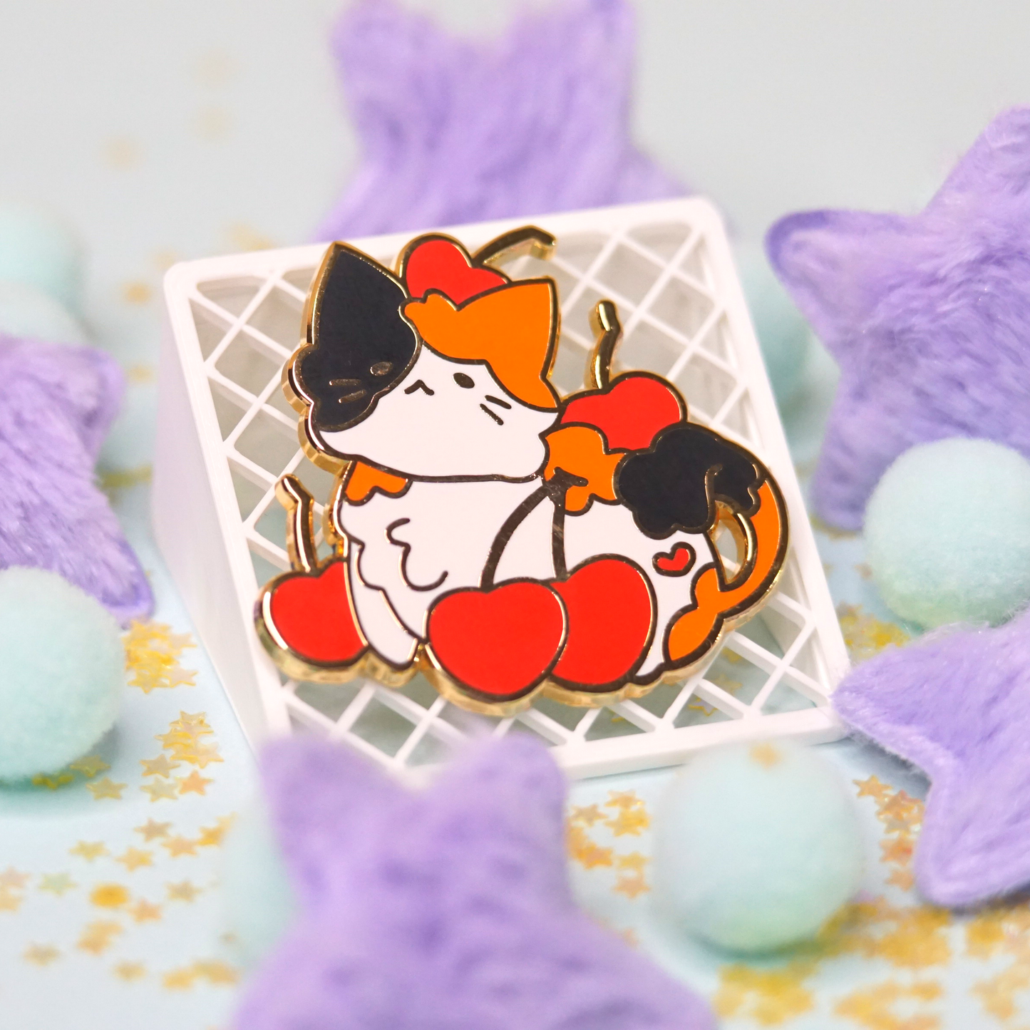 Serendipity Cherry Enamel Pin