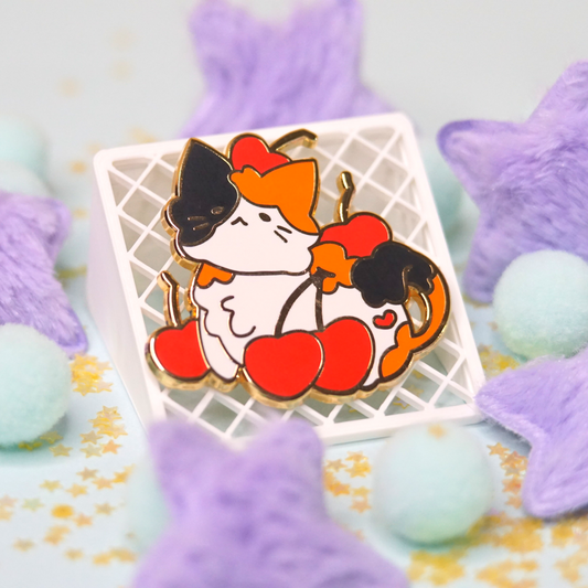 Serendipity Cherry Enamel Pin