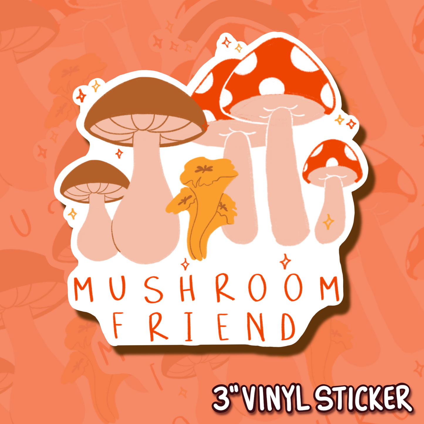 Mushroom Friend Sticker