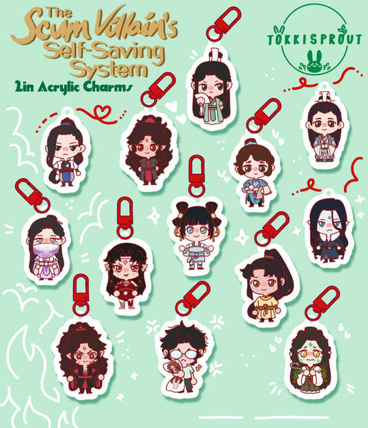 [SVSSS] Scum Villain Mini Acrylic Charms