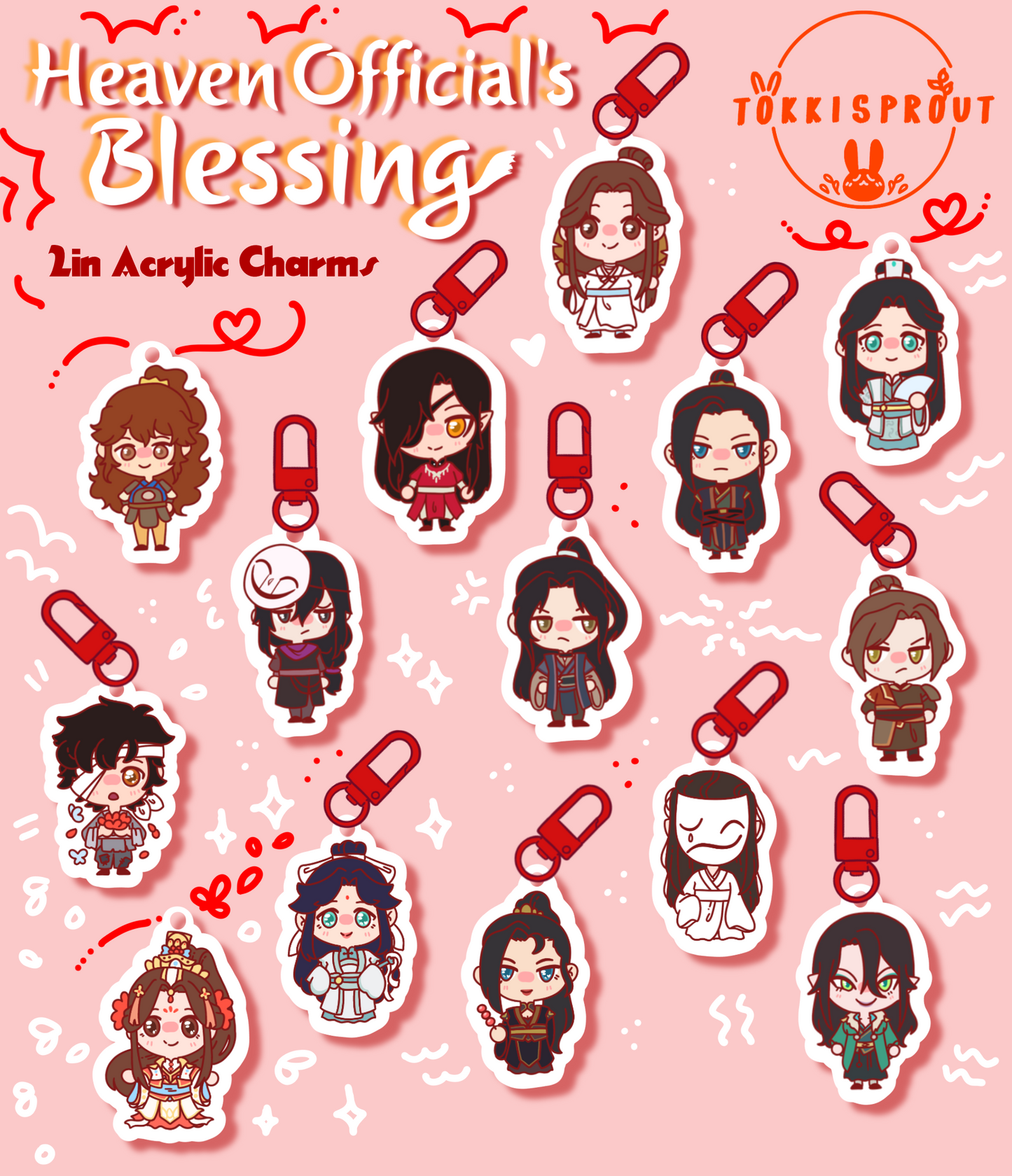 [TGCF] Heaven Official's Blessing Mini Charms