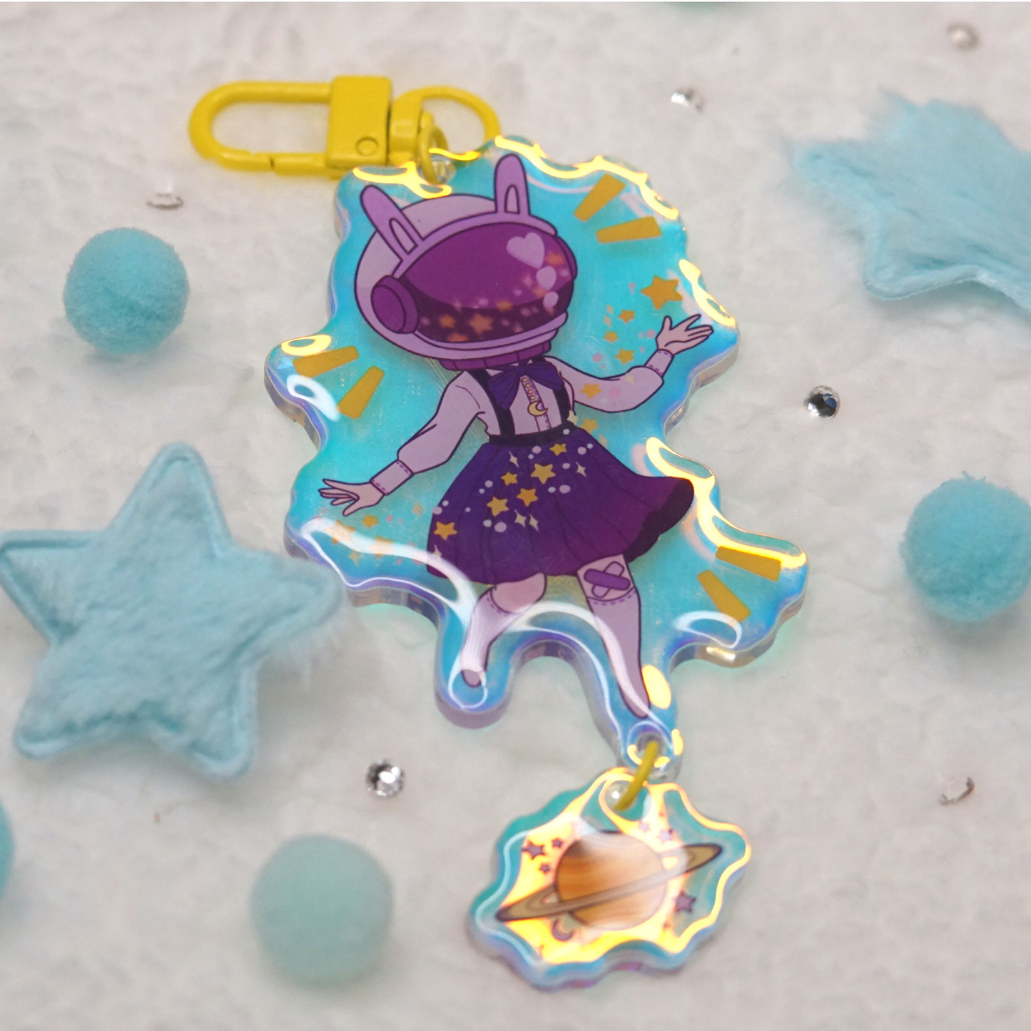 Space Bunny Charm